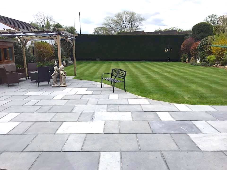 Lawn Mower Cutting Grass